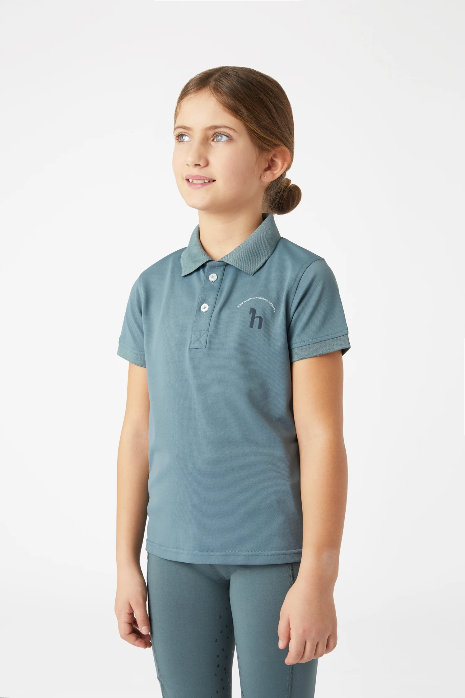 Horze Rae Kinder Funktions Poloshirt 2 Horze Rae Kinder Funktions Poloshirt – Bild 2