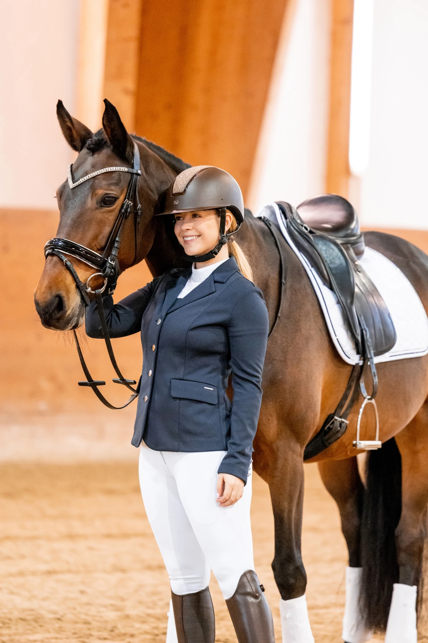 Horze Shirley Damen Turnierjackett Mit Mesh 7 Horze Shirley Damen Turnierjackett Mit Mesh – Bild 7