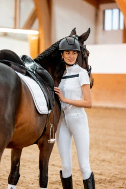 Horze Kendra Damen Turniershirt Mit Mesh -Horze Verkaufsgeschäft 33761 001 08