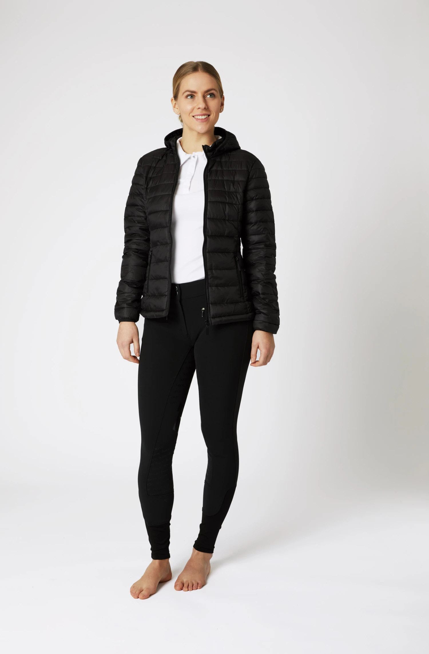 Horze Leicht Gefütterte Damen Reitjacke Mit Kapuze 4 Horze Leicht Gefütterte Damen Reitjacke Mit Kapuze – Bild 4