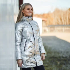LIMITED EDITION - Horze Sophia Wasserdichte Damen Winter Reitjacke -Horze Verkaufsgeschäft 34005LE SI 4