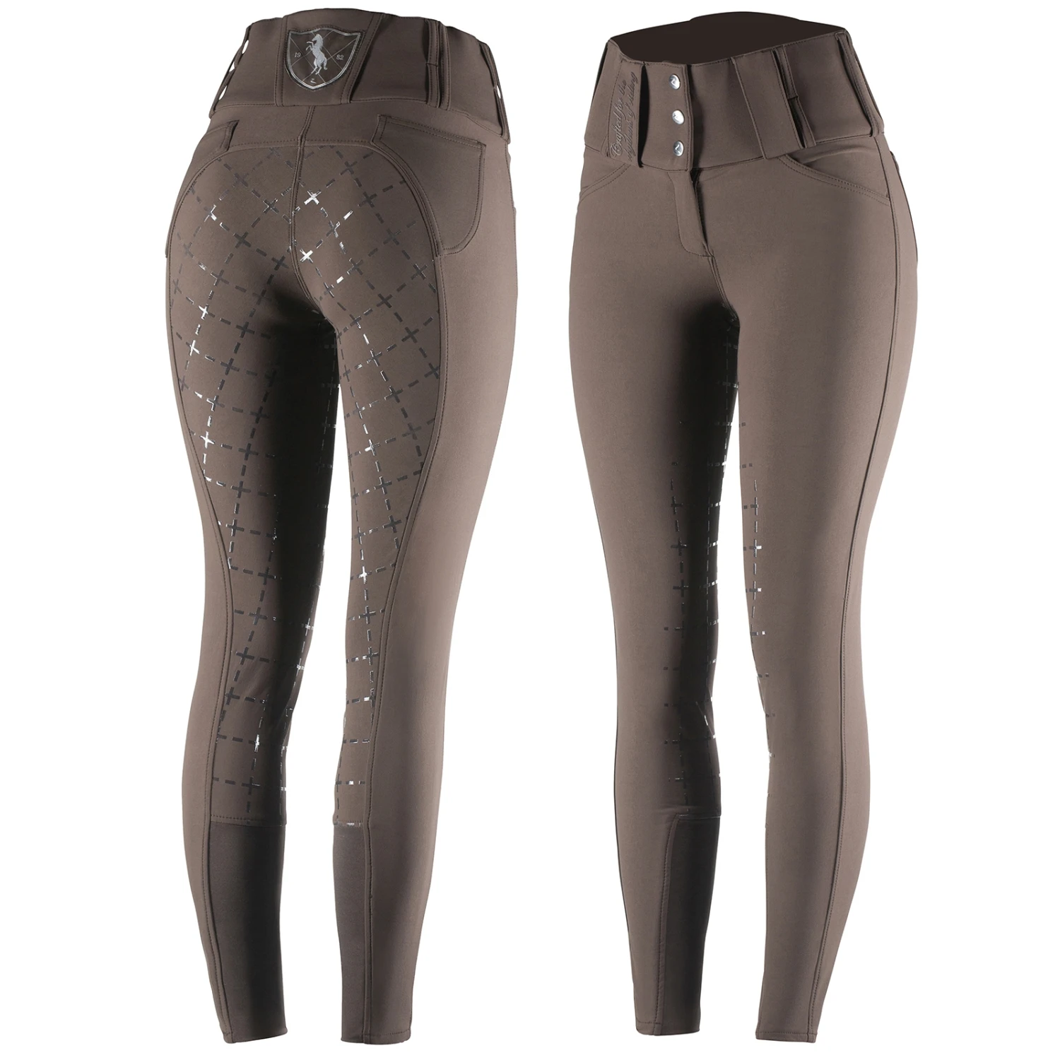 Horze Desiree Reithose Mit Vollbesatz Für Damen Mit Silikon Grip Und Gürtelschlaufen 1 Horze Desiree Reithose Mit Vollbesatz Für Damen Mit Silikon Grip Und Gürtelschlaufen