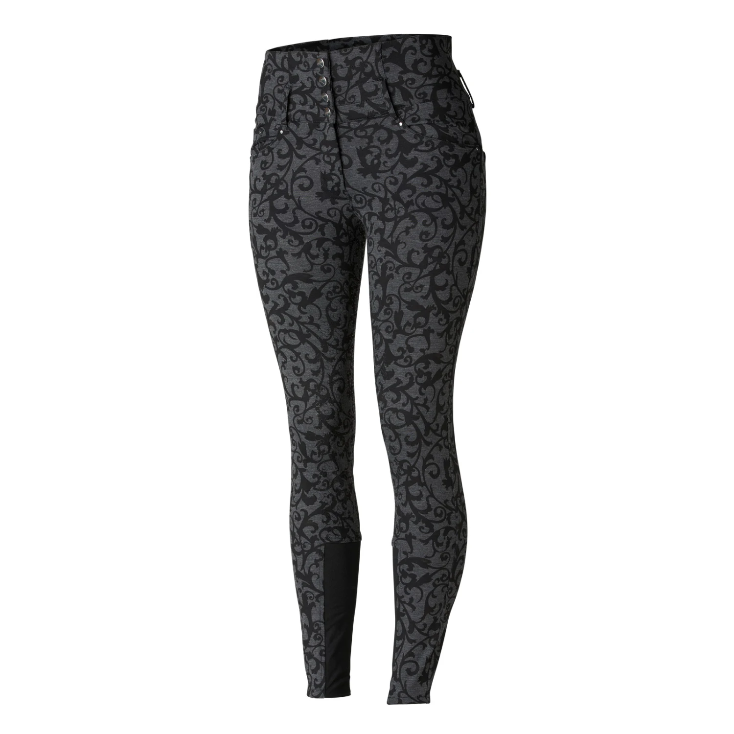 Horze Tara Damen Reithose Mit Silikonvollbesatz Und Hohem Bund 2 Horze Tara Damen Reithose Mit Silikonvollbesatz Und Hohem Bund – Bild 2