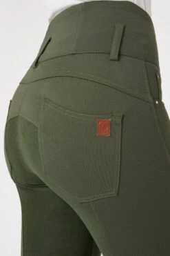 Horze Tara Damen Reithose Mit Vollbesatz Mit Hohem Bund -Horze Verkaufsgeschäft 36093 BKGR 6