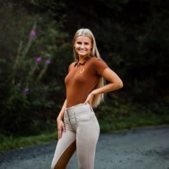 Horze Tara Damen Reithose Mit Vollbesatz Mit Hohem Bund -Horze Verkaufsgeschäft 36093 TFBE RBBR 4