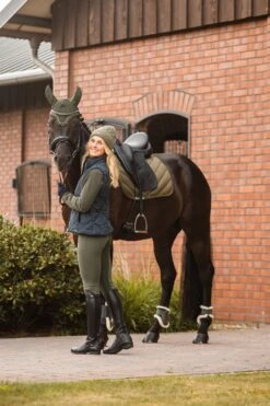 Horze Tara Damen Reithose Mit Vollbesatz Mit Hohem Bund -Horze Verkaufsgeschäft 36093 bkgr 08