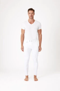 Horze Grand Prix Reithose Mit Kniebesatz Für Herren Mit Silikon -Horze Verkaufsgeschäft 36262 wh 03