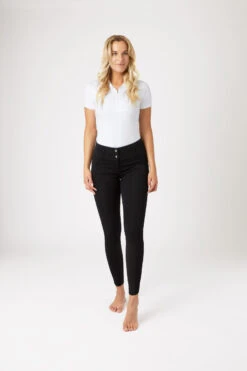 Horze Daniela Damenreithose Mit Kniebesatz Aus Synthetikleder -Horze Verkaufsgeschäft 36621 BL 3