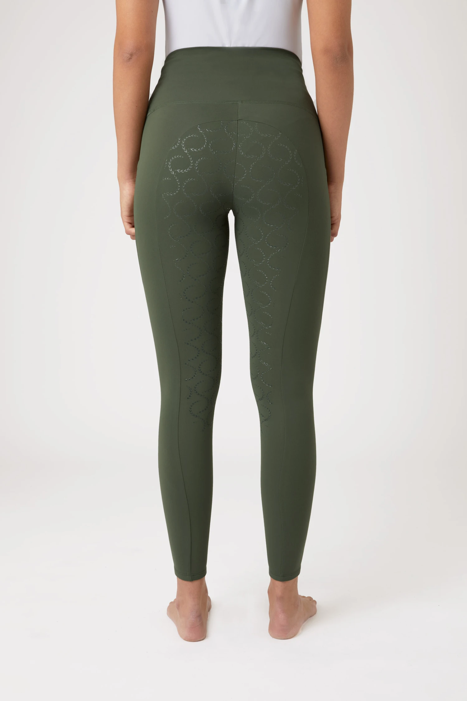 Horze Gillian Damen Reitleggings Aus Kompressionsmaterial Mit Vollbesatz 4 Horze Gillian Damen Reitleggings Aus Kompressionsmaterial Mit Vollbesatz – Bild 4