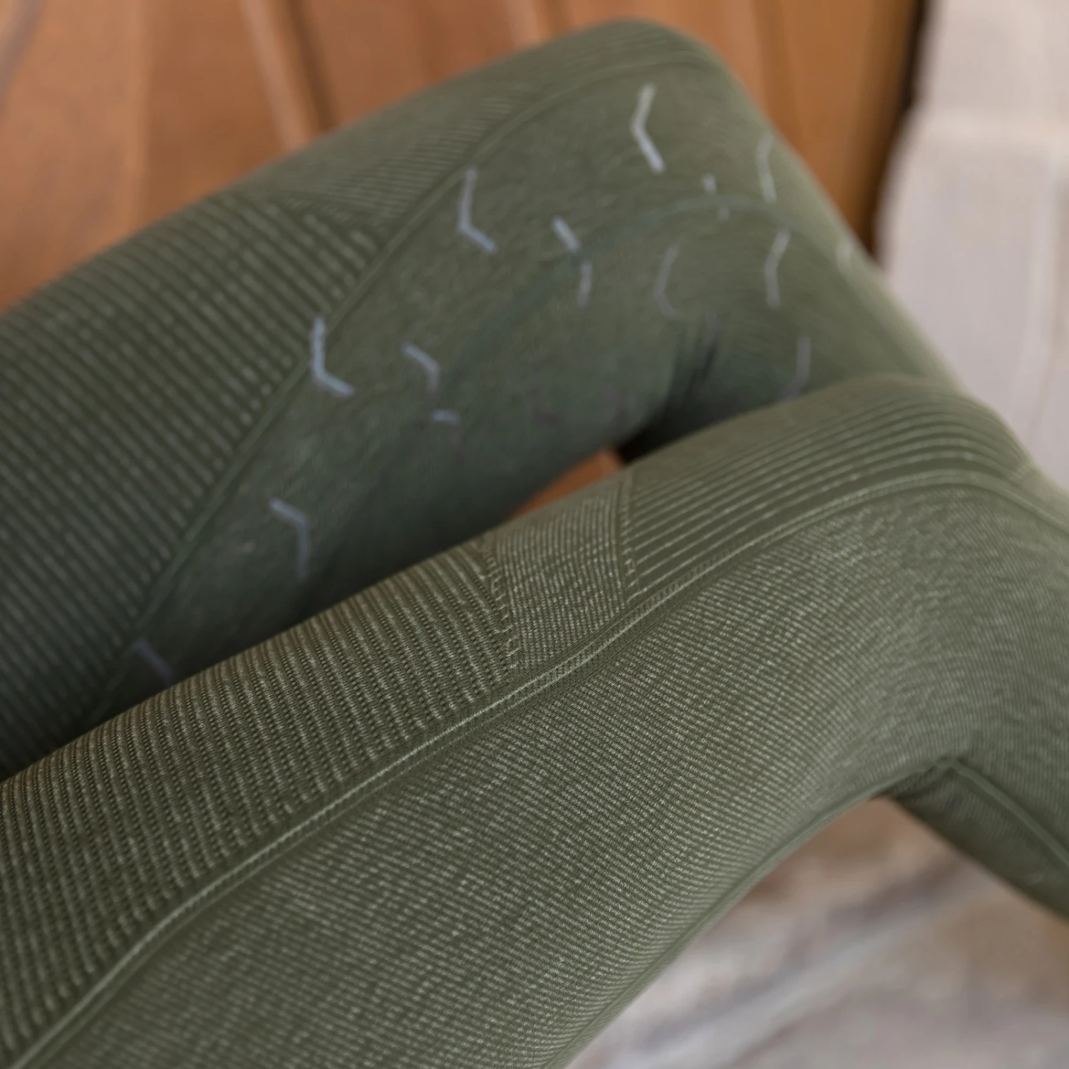 Horze Vanessa Reitleggings Mit Vollbesatz, Nahtlos In Jeansoptik 4 Horze Vanessa Reitleggings Mit Vollbesatz, Nahtlos In Jeansoptik – Bild 4