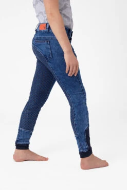 Horze Allison Kinder Jeansreithose Mit Silikonvollbesatz -Horze Verkaufsgeschäft 36683 LDB 2