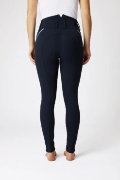 Horze Della Damen Kniebesatzreithose Mit Hohem Bund Und Kontrasteinfassung -Horze Verkaufsgeschäft 36691 VDB 4