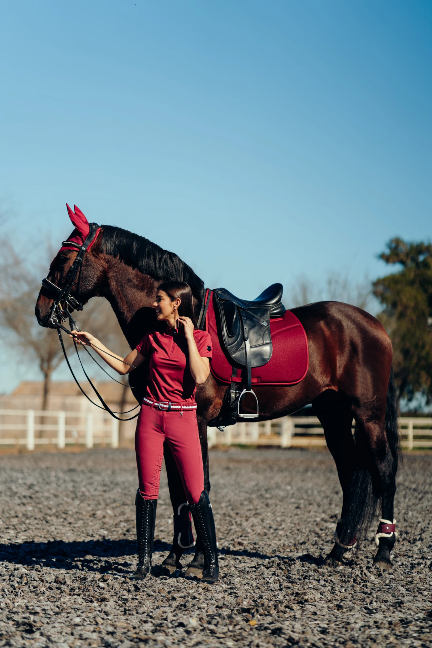 Horze Mila Vollbesatzreithose Für Damen Mit Hohem Bund 9 Horze Mila Vollbesatzreithose Für Damen Mit Hohem Bund – Bild 9