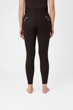 Horze Kaitlin Damen Kniebesatzreithose Mit Blumendetail -Horze Verkaufsgeschäft 36706 AFBR 4