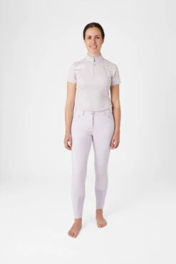 Horze Kaitlin Damen Kniebesatzreithose Mit Blumendetail -Horze Verkaufsgeschäft 36706 OHPU 3