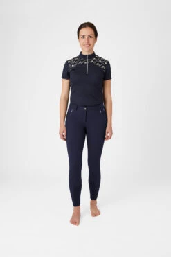 Horze Kaitlin Damen Kniebesatzreithose Mit Blumendetail -Horze Verkaufsgeschäft 36706 pdb 03