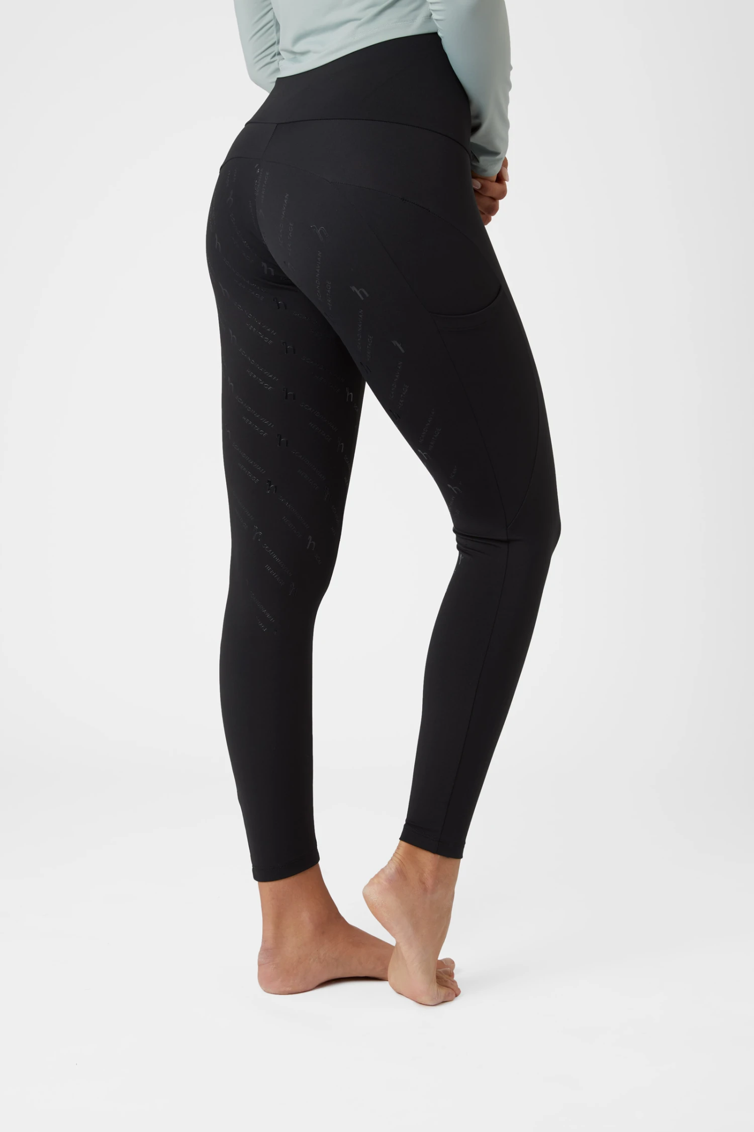 Horze Gabriela Damen Vollbesatzreitleggings Mit Kompression Und UV-Schutz 9 Horze Gabriela Damen Vollbesatzreitleggings Mit Kompression Und UV-Schutz – Bild 9