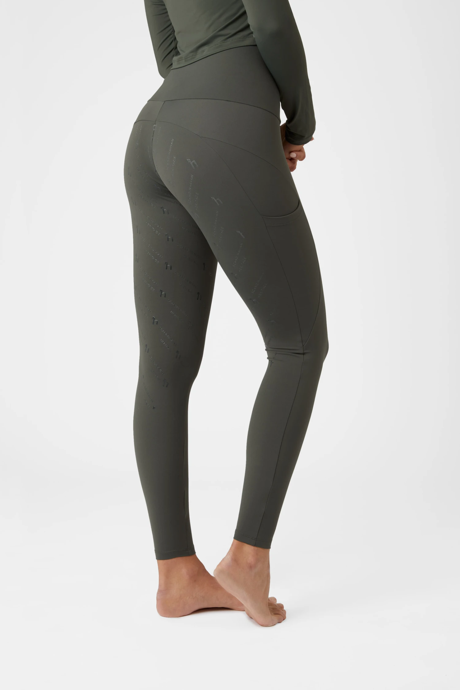 Horze Gabriela Damen Vollbesatzreitleggings Mit Kompression Und UV-Schutz 16 Horze Gabriela Damen Vollbesatzreitleggings Mit Kompression Und UV-Schutz – Bild 16
