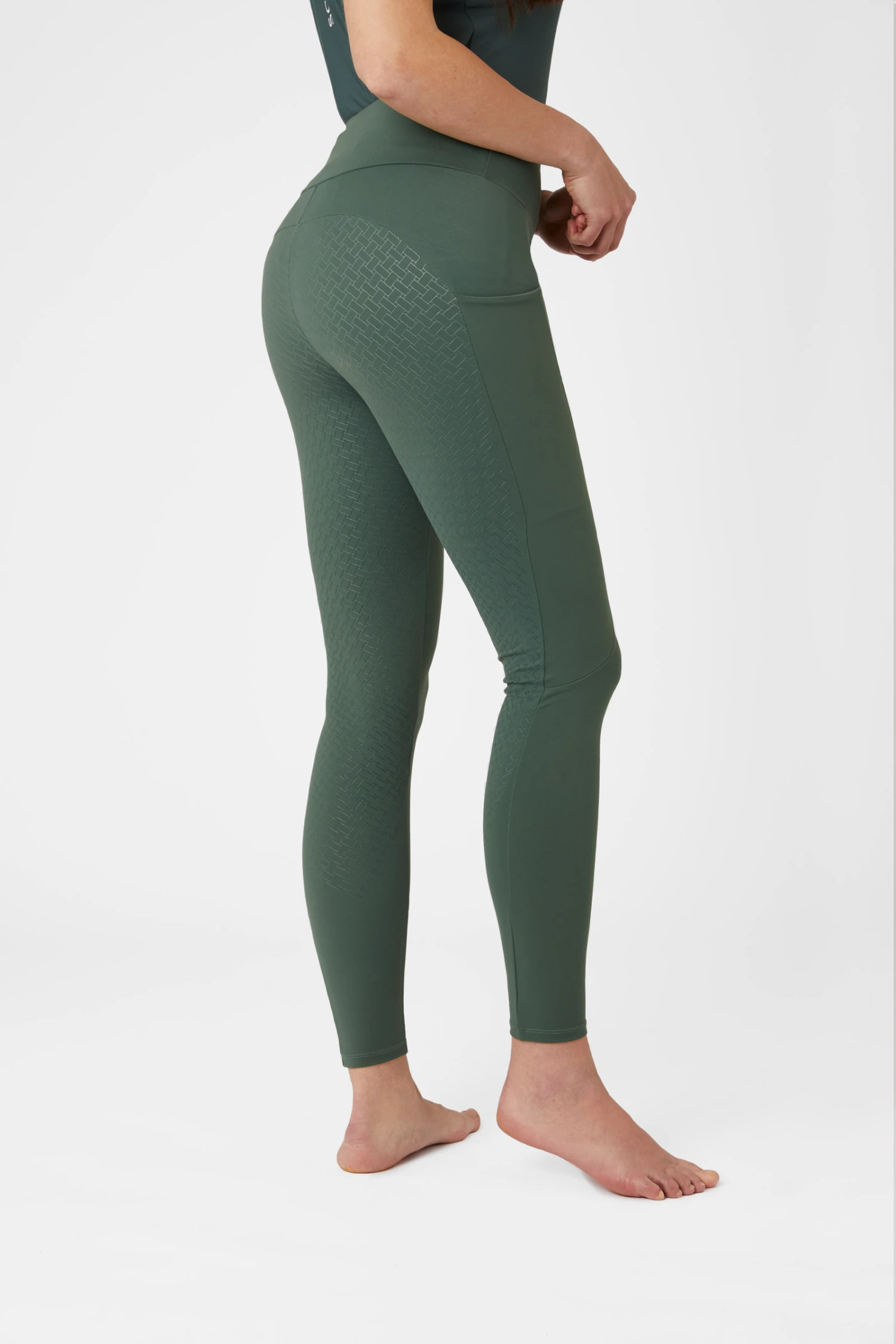 Horze Ginny Damen Reitleggings Mit Silikonvollbesatz Und Handytasche 2 Horze Ginny Damen Reitleggings Mit Silikonvollbesatz Und Handytasche – Bild 2