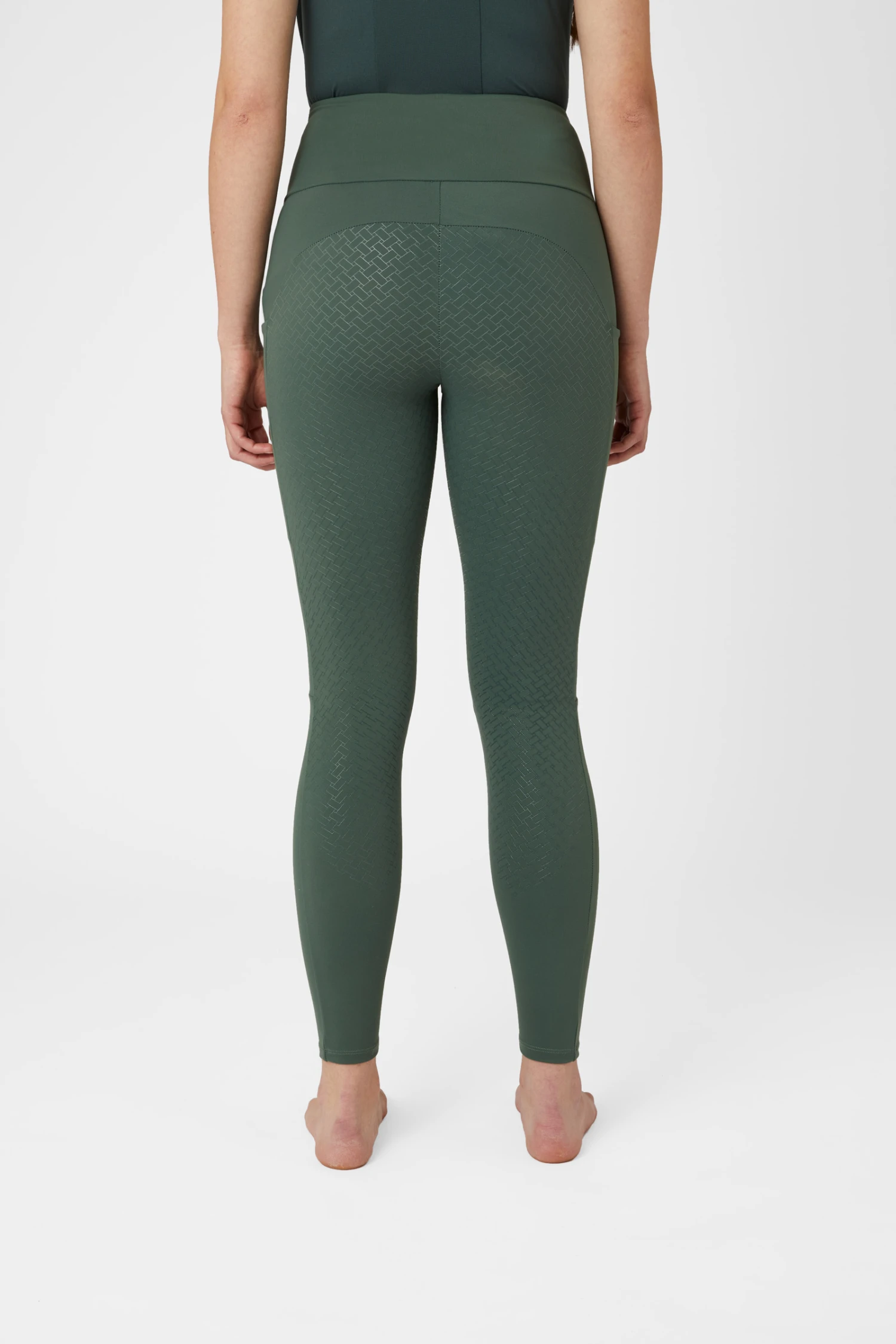 Horze Ginny Damen Reitleggings Mit Silikonvollbesatz Und Handytasche 4 Horze Ginny Damen Reitleggings Mit Silikonvollbesatz Und Handytasche – Bild 4