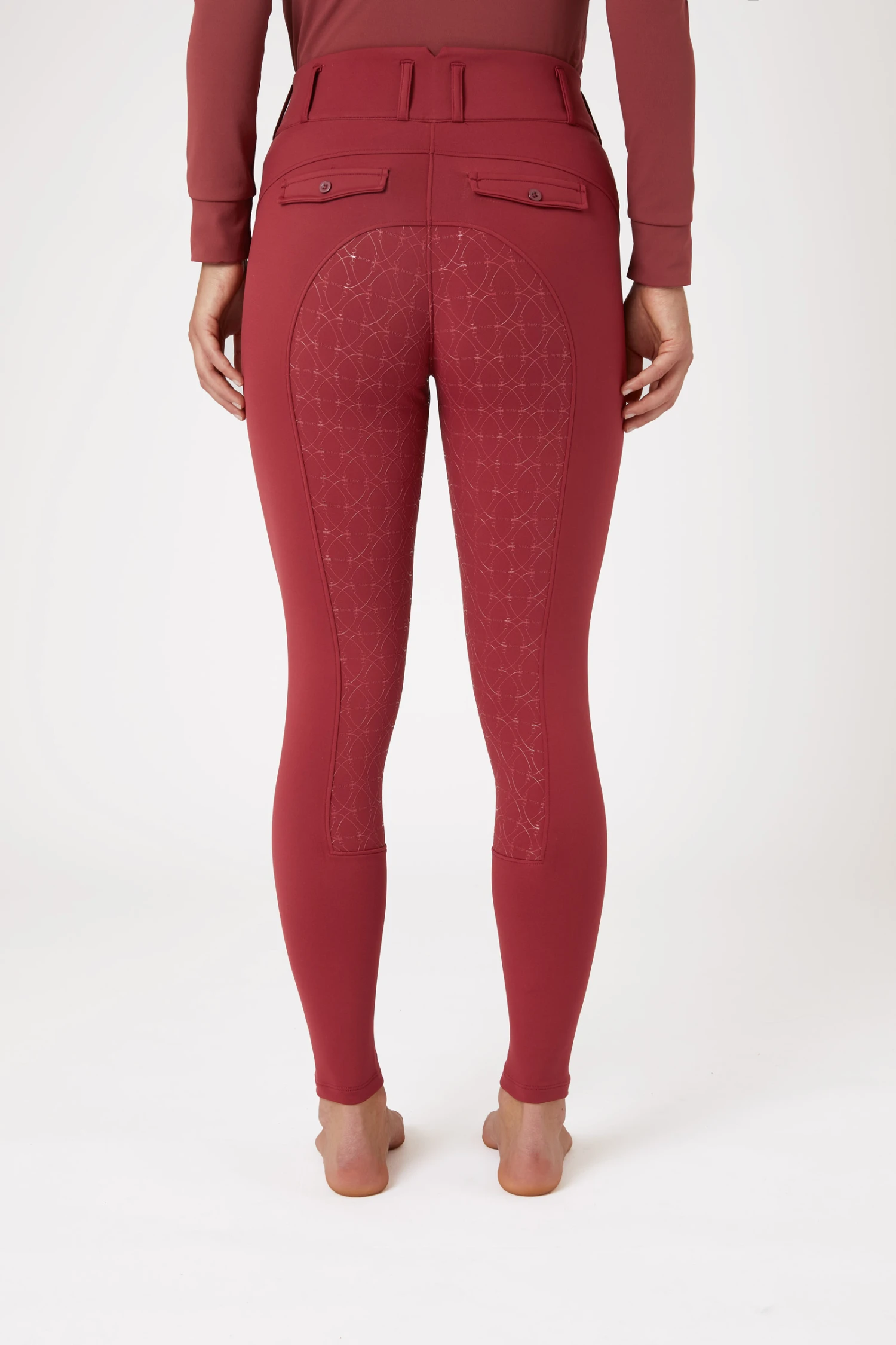 Horze Ingrid Damen Winter Reithose Mit Hohem Bund Und Vollbesatz 11 Horze Ingrid Damen Winter Reithose Mit Hohem Bund Und Vollbesatz – Bild 11