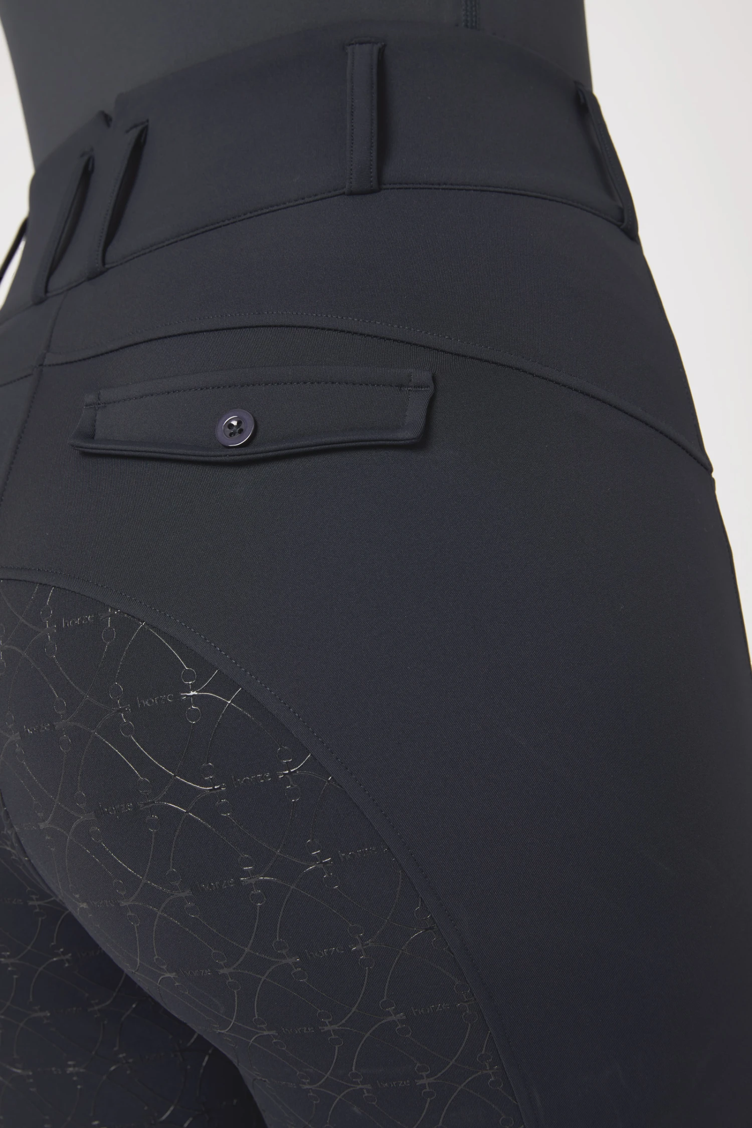 Horze Ingrid Damen Winter Reithose Mit Hohem Bund Und Vollbesatz 5 Horze Ingrid Damen Winter Reithose Mit Hohem Bund Und Vollbesatz – Bild 5