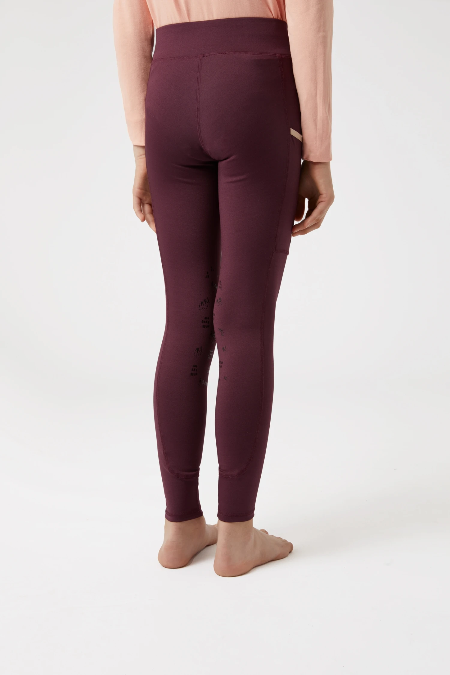 Horze Monster Kniebesatzreitleggings Für Kinder 2 Horze Monster Kniebesatzreitleggings Für Kinder – Bild 2