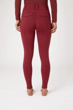 Horze Ingrid Damen Winter Reithose Mit Hohem Bund Und Kniebesatz -Horze Verkaufsgeschäft 36743 MWRE 4