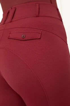 Horze Ingrid Damen Winter Reithose Mit Hohem Bund Und Kniebesatz -Horze Verkaufsgeschäft 36743 MWRE 6