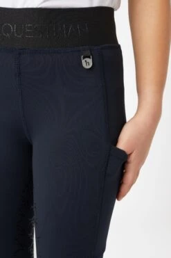 Horze Leighton Teens Vollbesatzreitleggings Mit Silikongrip Und Warmem Futter -Horze Verkaufsgeschäft 36750 590 05
