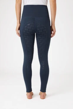 Horze Mette Damen Übergangsreitleggings Mit Vollbesatz Und Hohem Bund -Horze Verkaufsgeschäft 36752 IKB 4
