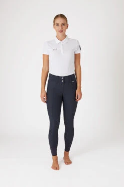Horze Indira Damen Kniebesatzreithose Mit Hohem Bund -Horze Verkaufsgeschäft 36768 IKB 3