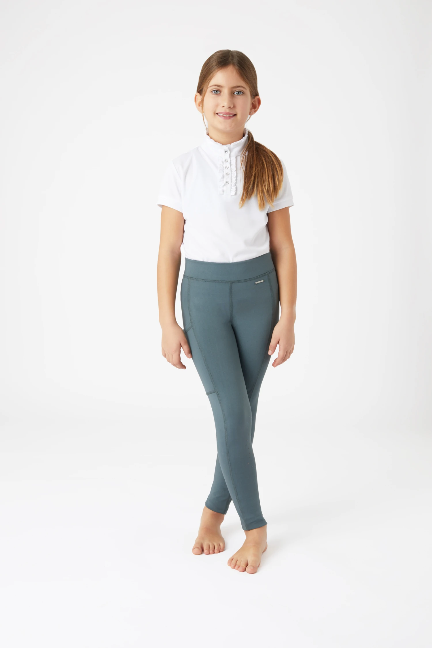 Horze Valeria Kinderreitleggings Mit Kniegrip 3 Horze Valeria Kinderreitleggings Mit Kniegrip – Bild 3