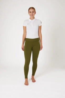 Horze Active Damen Winter Kniebesatzreitleggings Mit Handytasche -Horze Verkaufsgeschäft 36790 dogr 03