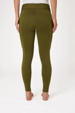 Horze Active Damen Winter Kniebesatzreitleggings Mit Handytasche -Horze Verkaufsgeschäft 36790 dogr 04