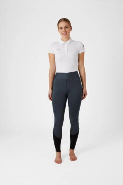 Horze Damen Reitleggings Mit Silikonvollbesatz Und Mesh -Horze Verkaufsgeschäft 36902 MDB 3