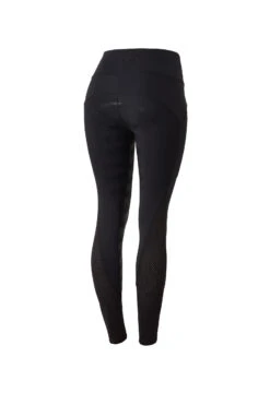 Horze Damen Reitleggings Mit Silikonvollbesatz Und Mesh Einsätzen