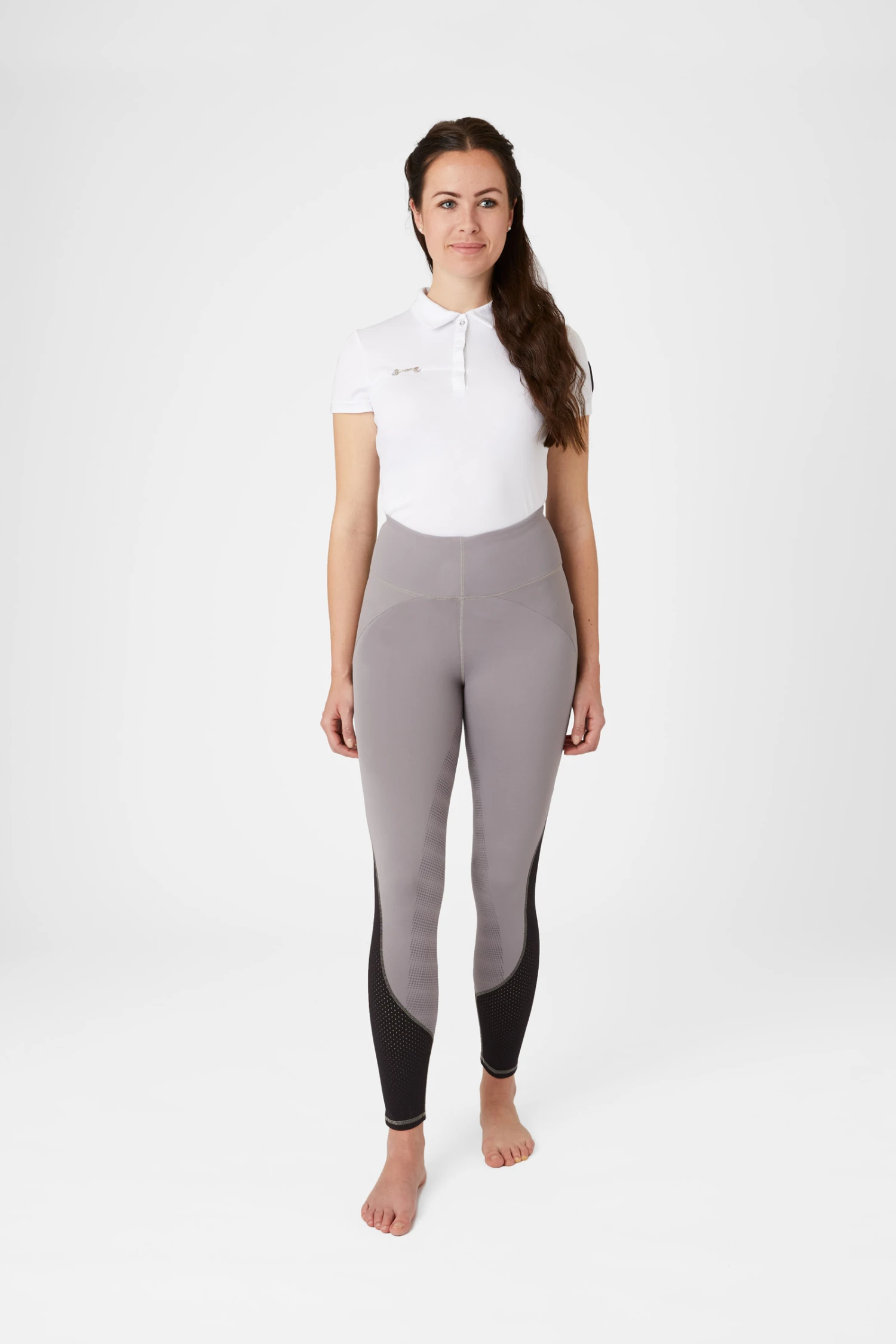 Horze Damen Reitleggings Mit Silikonvollbesatz Und Mesh Einsätzen 8 Horze Damen Reitleggings Mit Silikonvollbesatz Und Mesh Einsätzen – Bild 8
