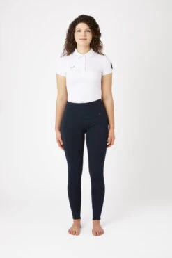 Horze Damen Vollbesatzreitleggings Mit Mesh-Beinabschlüssen -Horze Verkaufsgeschäft 36910 db 03