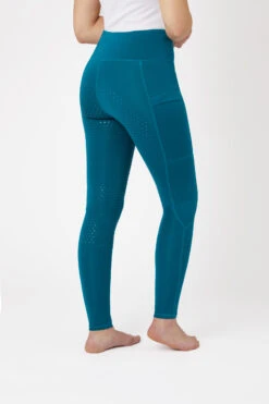 Horze Damen Vollbesatzreitleggings Mit Mesh-Beinabschlüssen -Horze Verkaufsgeschäft 36910 lgnb 02