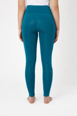 Horze Damen Vollbesatzreitleggings Mit Mesh-Beinabschlüssen -Horze Verkaufsgeschäft 36910 lgnb 04