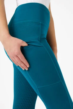 Horze Damen Vollbesatzreitleggings Mit Mesh-Beinabschlüssen -Horze Verkaufsgeschäft 36910 lgnb 05