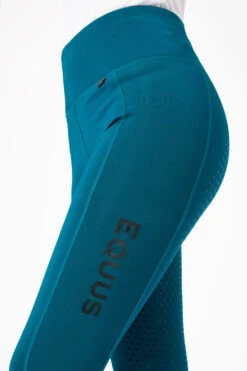 Horze Damen Vollbesatzreitleggings Mit Mesh-Beinabschlüssen -Horze Verkaufsgeschäft 36910 lgnb 06