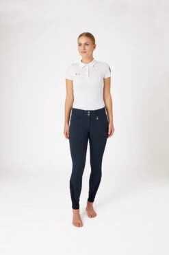 Horze Damen Jeansreithose Mit Silikonvollbesatz Und Hohem Bund -Horze Verkaufsgeschäft 36953 DNB 3