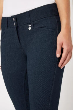 Horze Damen Jeansreithose Mit Silikonvollbesatz Und Hohem Bund -Horze Verkaufsgeschäft 36953 DNB 5