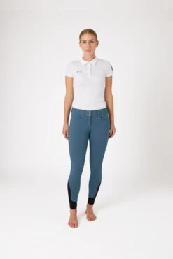 Horze Damen Jeansreithose Mit Silikonvollbesatz Und Hohem Bund -Horze Verkaufsgeschäft 36953 LDB 3