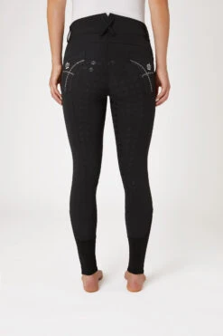 Horze Silikonvollbesatzreithose Mit Bestickung Und Kristallen -Horze Verkaufsgeschäft 36954 bl 04