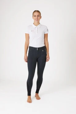 Horze Damen Reithose Mit Silikonvollbesatz Und Hohem Bund -Horze Verkaufsgeschäft 36960 db 03