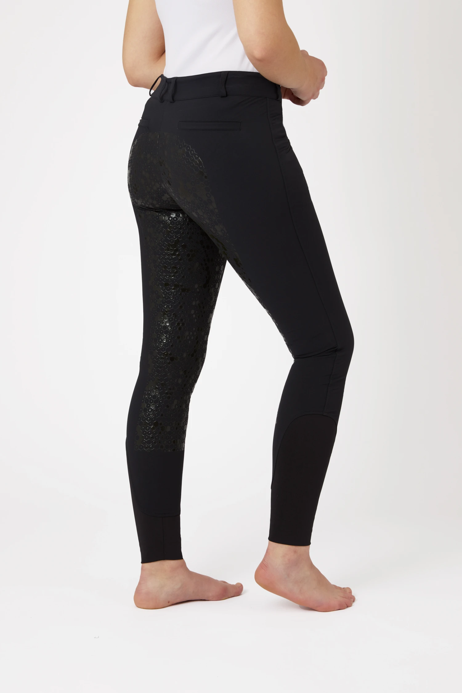 Horze Reithose Mit Vollbesatz Und Hohem Bund 2 Horze Reithose Mit Vollbesatz Und Hohem Bund – Bild 2