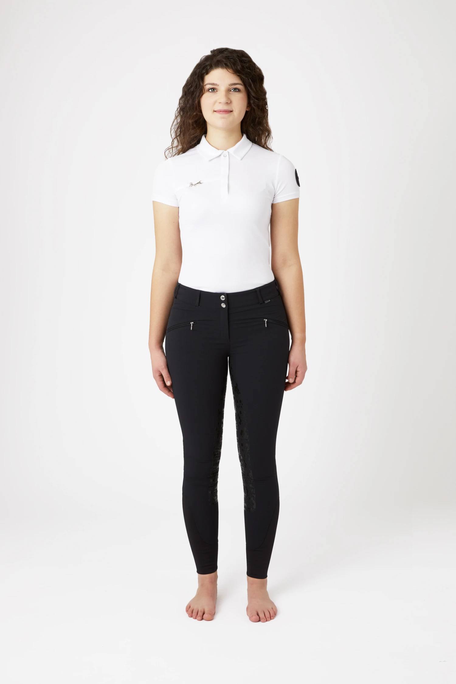 Horze Reithose Mit Vollbesatz Und Hohem Bund 3 Horze Reithose Mit Vollbesatz Und Hohem Bund – Bild 3